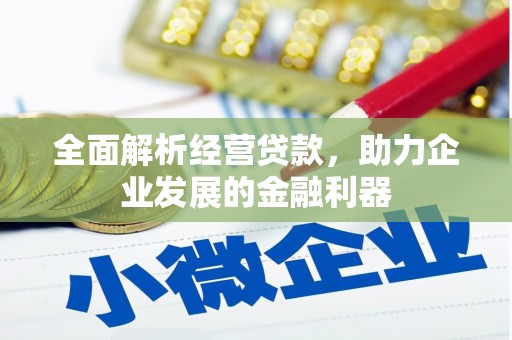 五桂山全面解析经营贷款，助力企业发展的金融利器