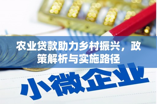 进贤农业贷款助力乡村振兴，政策解析与实施路径
