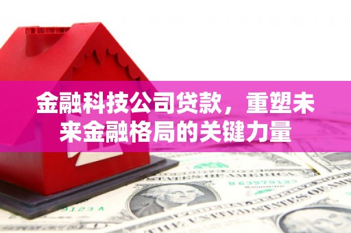 八德金融科技公司贷款，重塑未来金融格局的关键力量