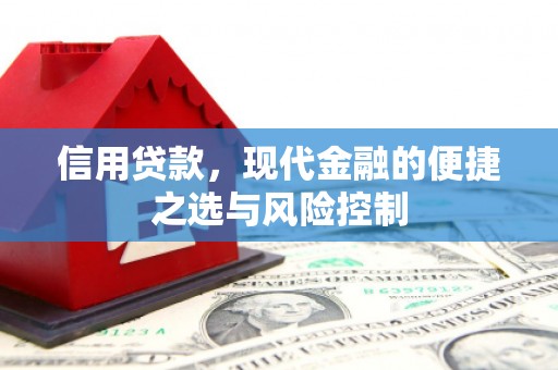 湖州信用贷款，现代金融的便捷之选与风险控制