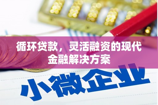 习水循环贷款，灵活融资的现代金融解决方案
