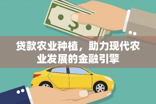 枋山贷款农业种植，助力现代农业发展的金融引擎