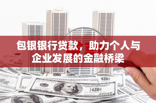 普湾新区包银银行贷款，助力个人与企业发展的金融桥梁