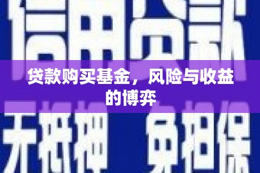 文安贷款购买基金，风险与收益的博弈