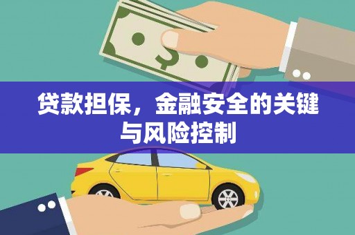 库尔勒贷款担保，金融安全的关键与风险控制