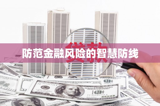 巴青防范金融风险的智慧防线